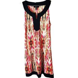 Style & Co. Geometric Print Sleeveless Shift Dress